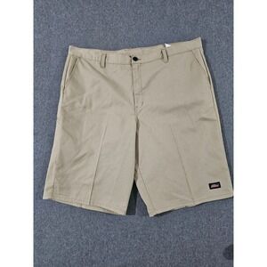 Dickies Mens Loose Fit Multi-Pocket Work Shorts Khaki Tan 42 W641FG7